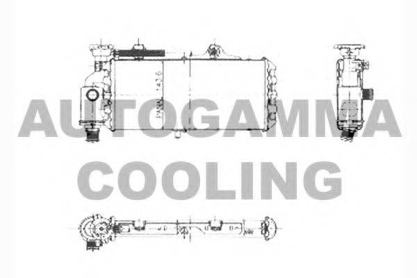 Теплообменник 104355 AUTOGAMMA
