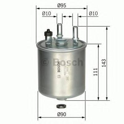 Фильтр топливный F 026 402 081 BOSCH