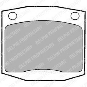 Комплект тормозных колодок, дисковый тормоз KBP-6609 KAVO PARTS