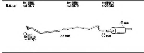 Система выпуска ОГ REH25659 WALKER