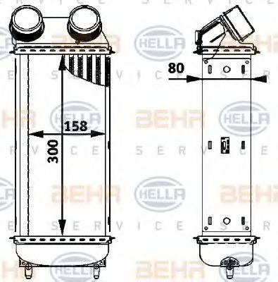 Интеркулер 8ML 376 723-561 HELLA