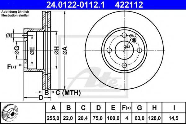 Тормозной диск BG2196 DELPHI