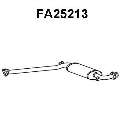 Предглушитель выхлопных газов FA25213 VENEPORTE