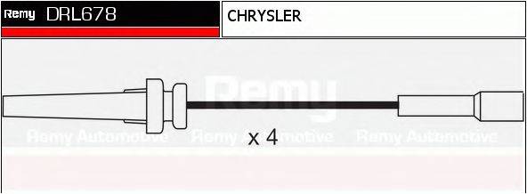 Комплект проводов зажигания DRL678 REMY