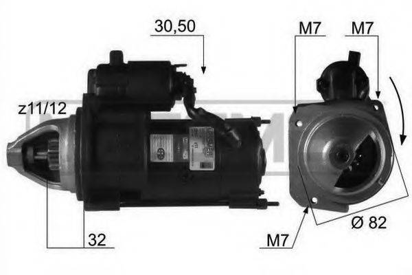 Стартер 220127 MESSMER