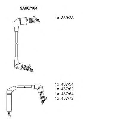 Комплект электропроводки 3A00/104 BREMI