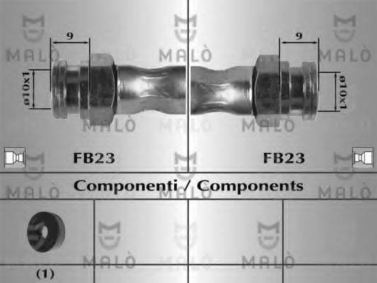 Тормозной шланг 80964 MALO
