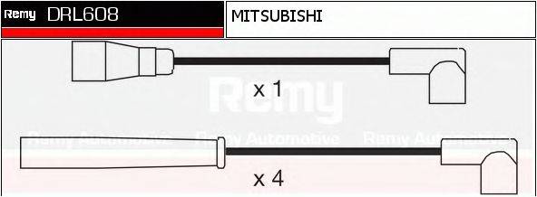 Комплект проводов зажигания DRL608 REMY