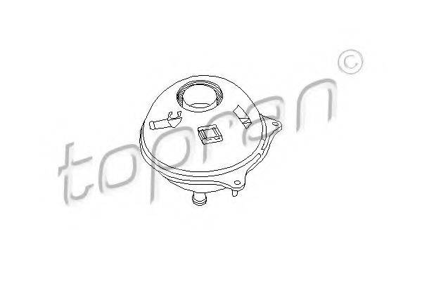 Компенсационный бак, охлаждающая жидкость 104 049 TOPRAN