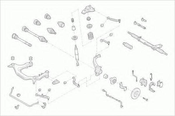 Рулевое управление AUDI-A4AV-FL004 LEMFORDER