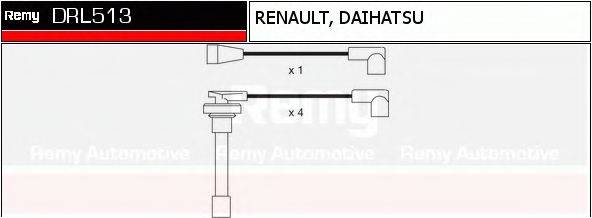 DRL513 REMY Комплект проводов зажигания DRL513 REMY