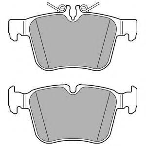 Комплект тормозных колодок, дисковый тормоз LP2763 DELPHI