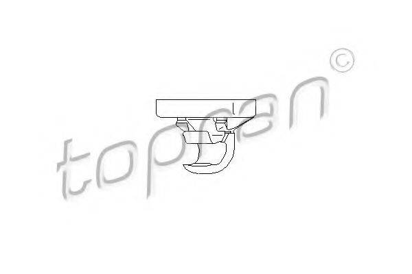 Пружинный зажим 111 089 TOPRAN