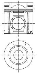 Поршень 99496600 KOLBENSCHMIDT