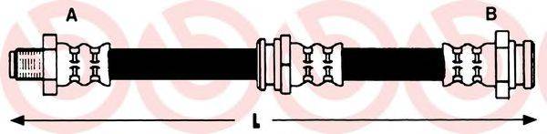 Тормозной шланг T 79 040 BREMBO