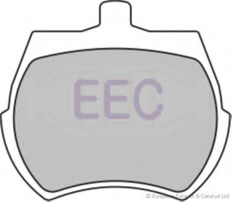 Комплект тормозных колодок, дисковый тормоз BRP0037 EEC