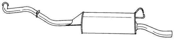 Глушитель выхлопных газов конечный 50676 SIGAM