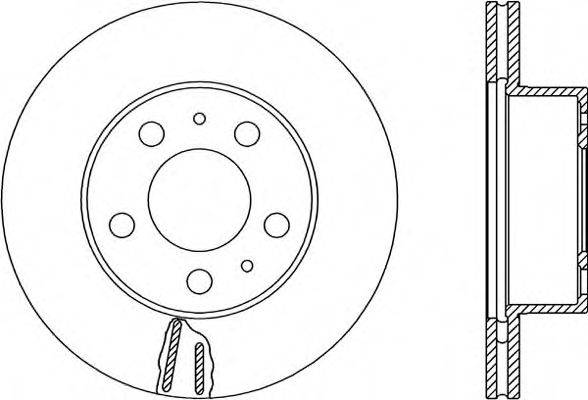 Тормозной диск BDR1601.20 OPEN PARTS