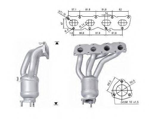 Катализатор 68830 MAGNAFLOW