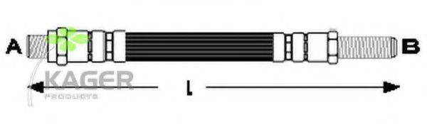 Тормозной шланг 38-0003 KAGER