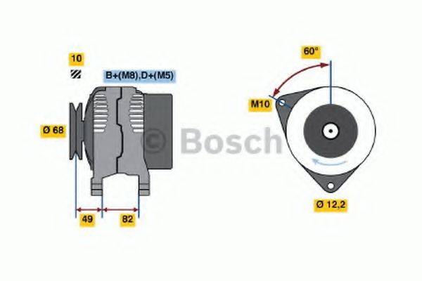 Генератор 0 123 315 503 BOSCH