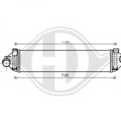 8142804 DIEDERICHS Интеркулер 8142804 DIEDERICHS