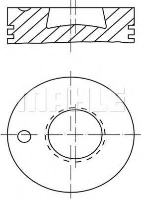 Поршень 003 92 00 MAHLE ORIGINAL