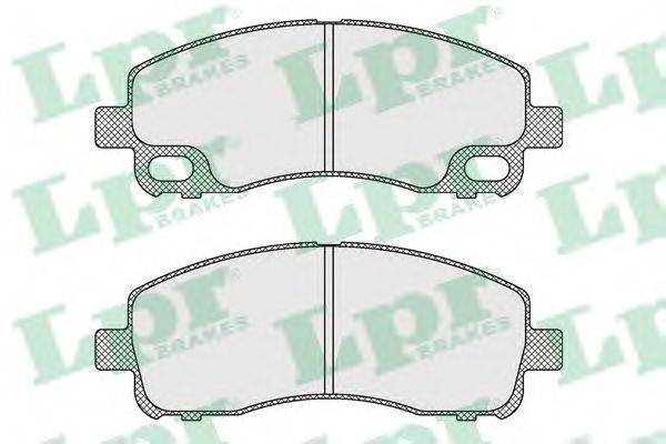 Комплект тормозных колодок 05P1638 LPR