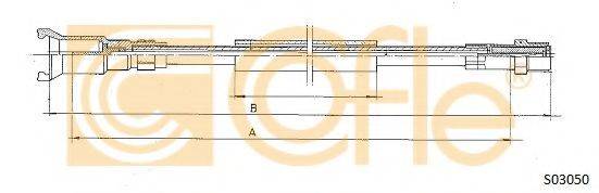 Тросик спидометра S03050 COFLE