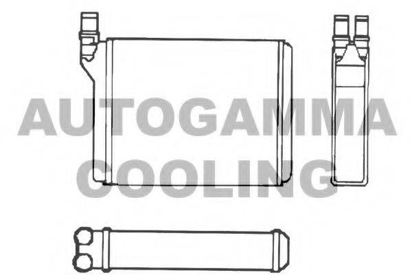 Теплообменник, отопление салона 101616 AUTOGAMMA