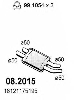 Предглушитель выхлопных газов 08.2015 ASSO