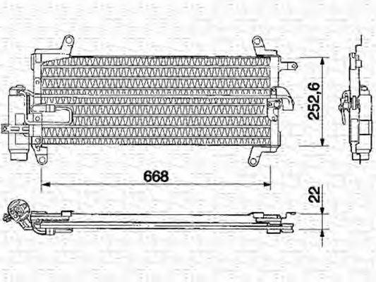 Конденсатор, кондиционер 350203136000 MAGNETI MARELLI