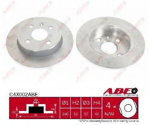 Тормозной диск задний C4X002ABE ABE