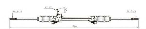 Рулевой механизм WW4033 GENERAL RICAMBI