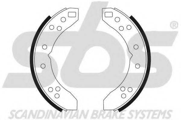 Комплект тормозных колодок 18492740006 SBS