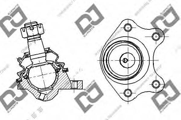 Несущий / направляющий шарнир DB1144 DJ PARTS