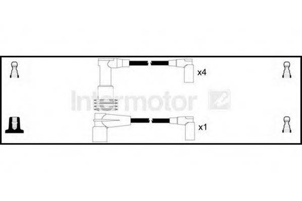 Комплект проводов зажигания 76325 STANDARD