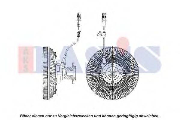 Сцепление, вентилятор радиатора 268064N AKS DASIS