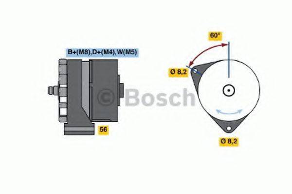 Генератор 0 120 469 521 BOSCH