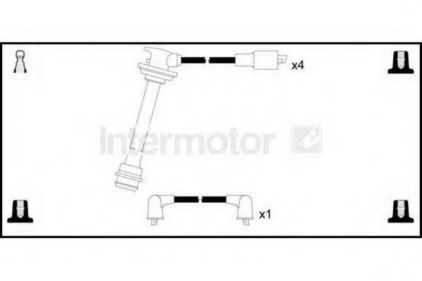 Комплект проводов зажигания 73611 STANDARD