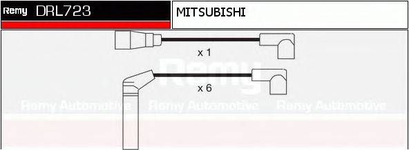DRL723 REMY Комплект проводов зажигания DRL723 REMY