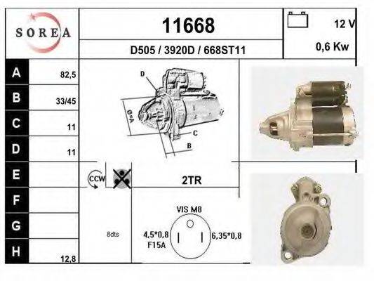 Стартер 11668 EAI