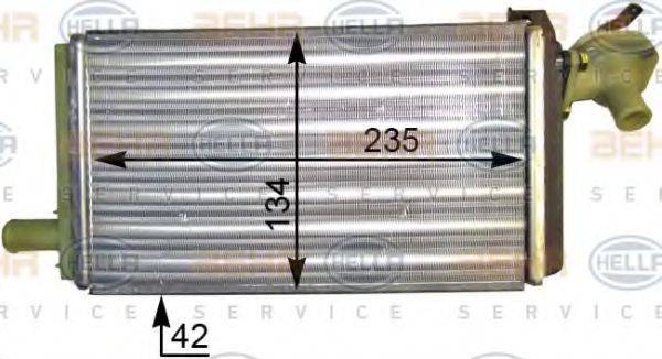 Теплообменник 8FH 351 311-351 HELLA