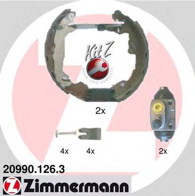 Комплект тормозных колодок 20990.126.3 ZIMMERMANN