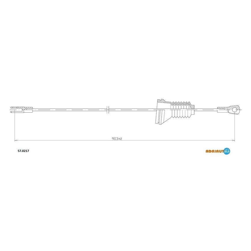 Тросик стояночного тормоза Adriauto