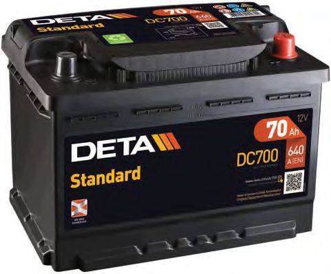 Стартерная аккумуляторная батарея DC700 DETA