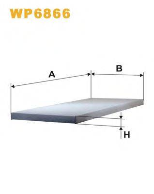 Фильтр салонный WP6866 WIX FILTERS