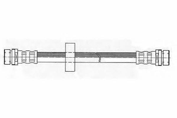 Тормозной шланг FHY2418 FERODO