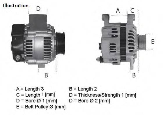 Генератор 8EL 012 240-951 HELLA