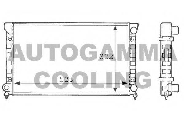 Теплообменник 101071 AUTOGAMMA